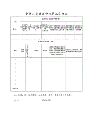 考试人员健康管理信息采集表.docx