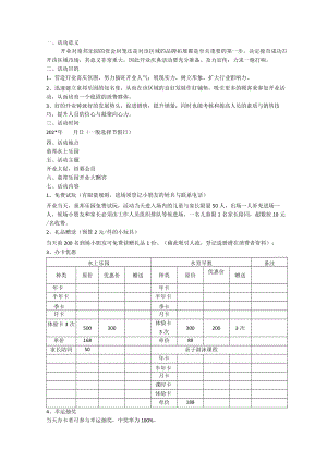 童邦水上乐园实体店开业策划模板.docx