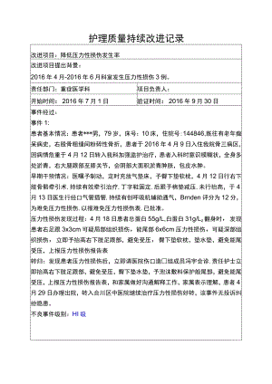 ICU护理质量持续改进记录.docx