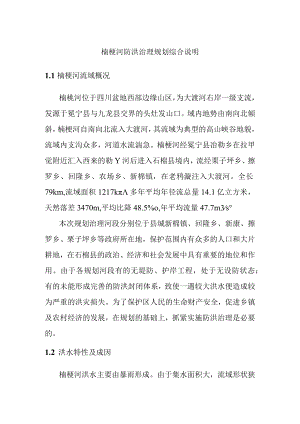 楠桠河防洪治理规划综合说明.docx