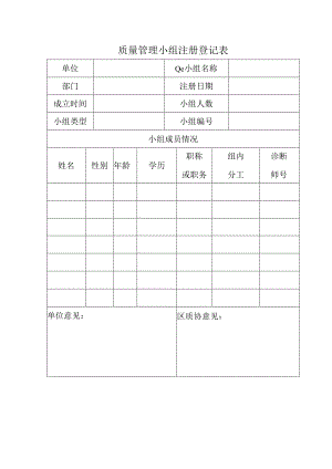 质量管理小组注册登记表.docx