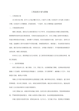 工程进度计划与措施.docx