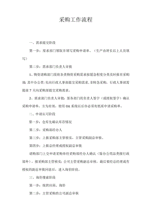 采购工作流程附流程图.docx