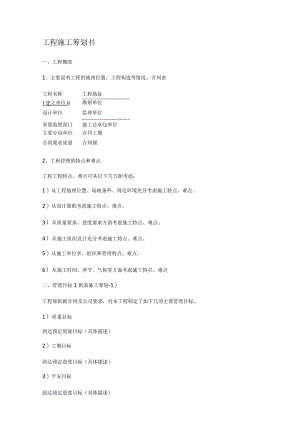 项目紧急施工项目策划书.docx
