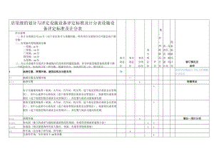 店星级的划分与评定设施设备评定标准及计分表.docx