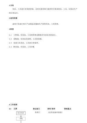 工治具管理及申请办法.docx