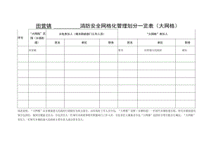 镇消防安全网格化报表.docx