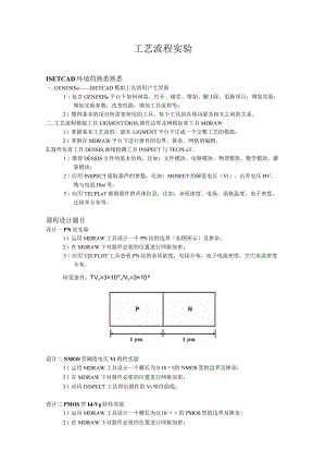 工艺流程实验.docx