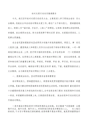 结对关爱行动动员强调要求.docx