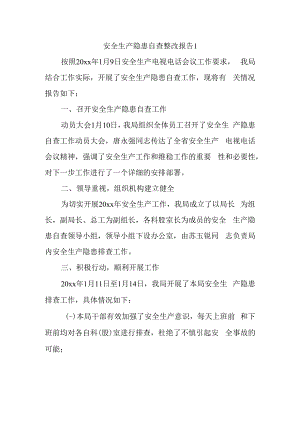 安全生产隐患自查整改报告1.docx