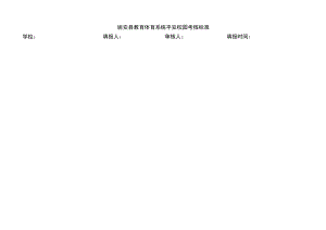 姚安县教育体育系统平安校园考核标准学校填报人审核人填报时间.docx