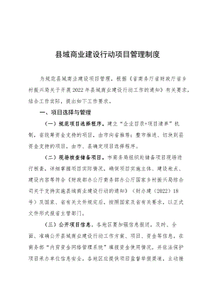 县域商业建设行动项目管理制度.docx