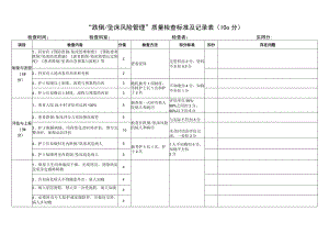 跌倒、坠床风险管理检查标准.docx