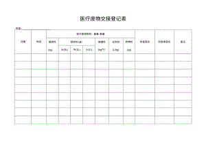 医疗废物交接登记表.docx