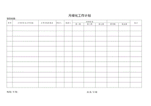 物业月绿化工作计划.docx