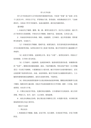 中医外科骨与关节结核诊疗规范诊疗指南2023版.docx