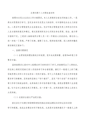 反馈问题个人对照检查材料.docx