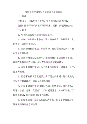 医疗事故技术鉴定专家委员会组成职责.docx