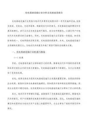 充电基础设施行业分析及发展前景报告.docx