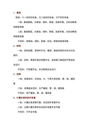 各类设备点检标准.docx