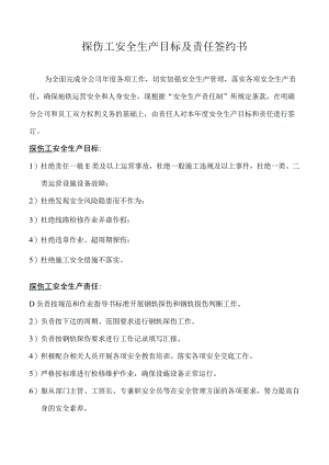 探伤工安全生产目标及责任签约书.docx