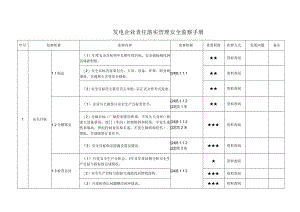 发电企业责任落实管理安全监察手册.docx