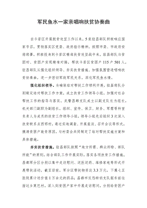 军队帮扶亮点材料.docx
