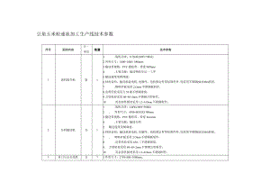 豆角玉米粒速冻加工生产线技术参数.docx