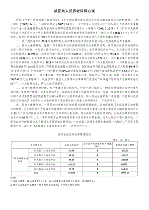 被征地人员养老保障方案.docx