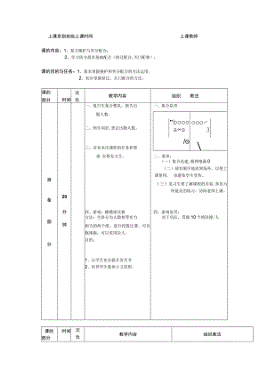 少儿篮球课次复习掩护与突分配合教案.docx