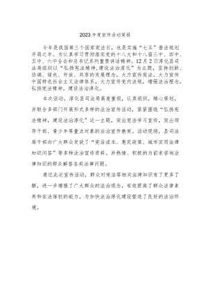 2023年度宣传活动简报1.docx
