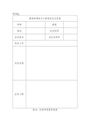 附件2 森林草原防灭火家庭会议表.docx