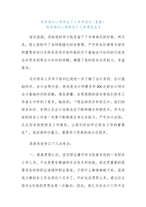 (3篇)财务培训心得体会个人参考范本.docx