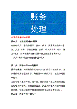 会计分录编制的流程.docx