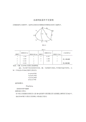 水准网按条件平差算例.docx