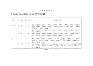 评审项目评分表.docx