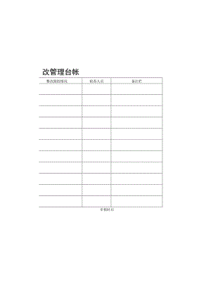 消防安全隐患整改管理台帐.docx