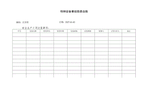 特种设备事故隐患台账.docx
