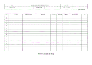 风险及控制措施档案.docx