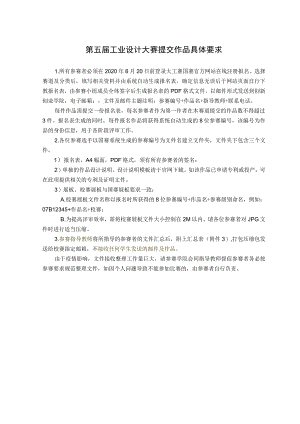 第五届工业设计大赛提交作品具体要求.docx
