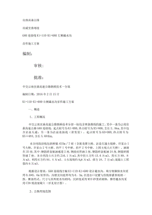 路基截水沟工程紧急施工实施方案.docx