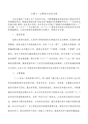 乡镇七一主题党日活动方案.docx