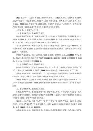 国企办公室2023年上半年工作总结.docx
