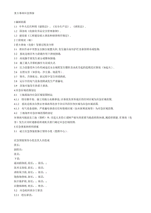 重大事故应急预案工程文档范本.docx