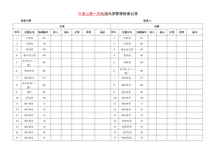 热源管理检查记录.docx