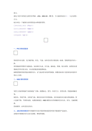 弱电工程中常用的几种管材2017-4-9.docx