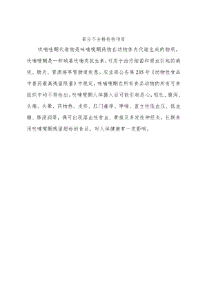 部分不合格检验项目.docx