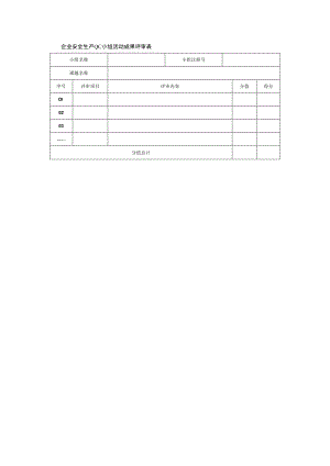 企业安全生产QC小组活动成果评审表.docx