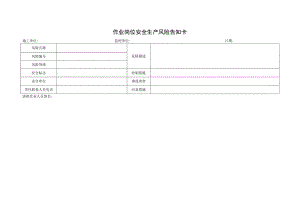 作业岗位安全生产风险告知卡.docx