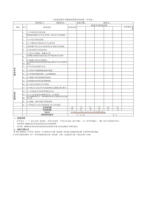 人民医院围手术期管理质量评价标准(手术室).docx